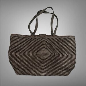 Black Rivet Elegant Brown Women's Tote Bag